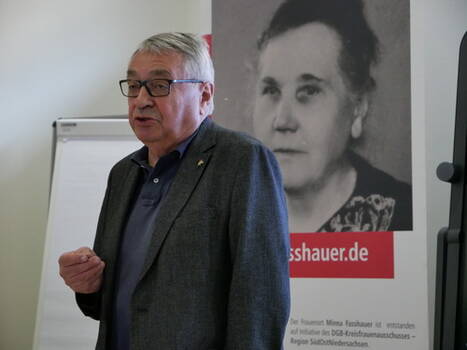 Heinz Bierbaum bei der MV der RLS Niedersachsen