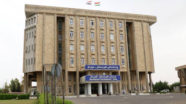 Parlamentsgebäude der Region Kurdistan im Irak in Erbil 