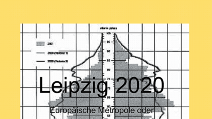 Leipzig 2020. Europäische Metropole oder mitteldeutsche Provinzperle? - alternative Visionen -
